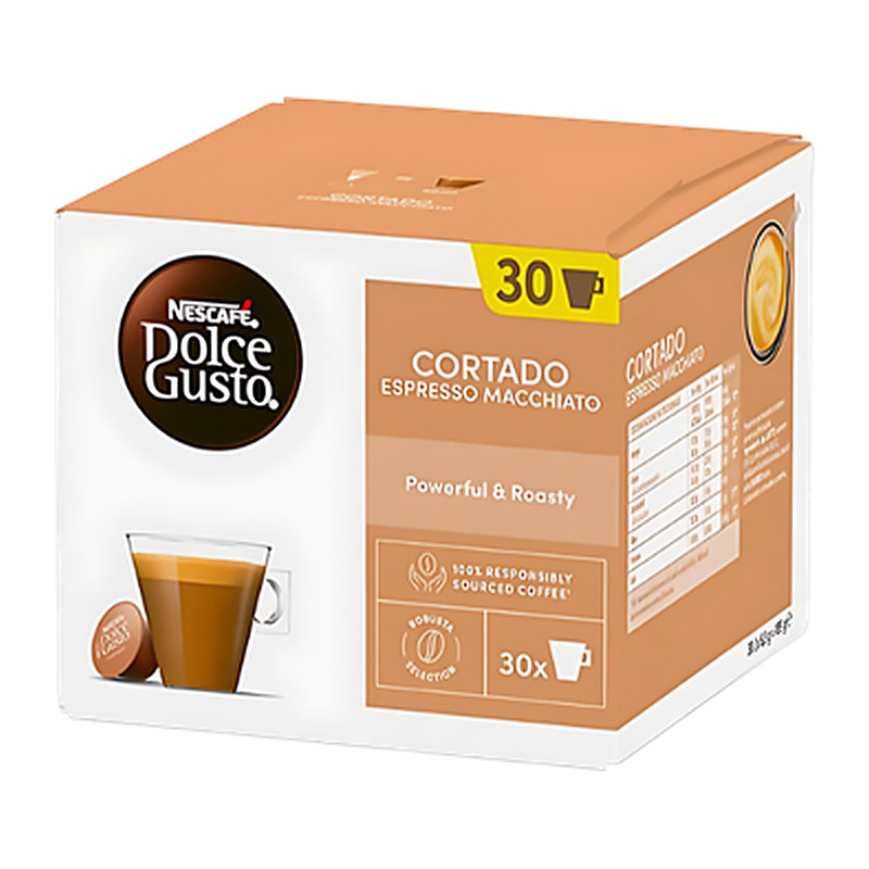 Cortado Espresso Macchiato 30 capsule